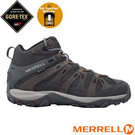 【MERRELL】男 ALVERSTONE 2 MID 多功能防水透氣登山健行鞋/ML037165 灰色✿30E010